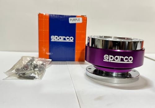 Image of SPARCO Universal Steering Wheel Ball Quick Release Boss Kit Hub Lock Joint Quick Release Hub Steering (Purple-SPARCO Quick Release Boss Kit Hub)