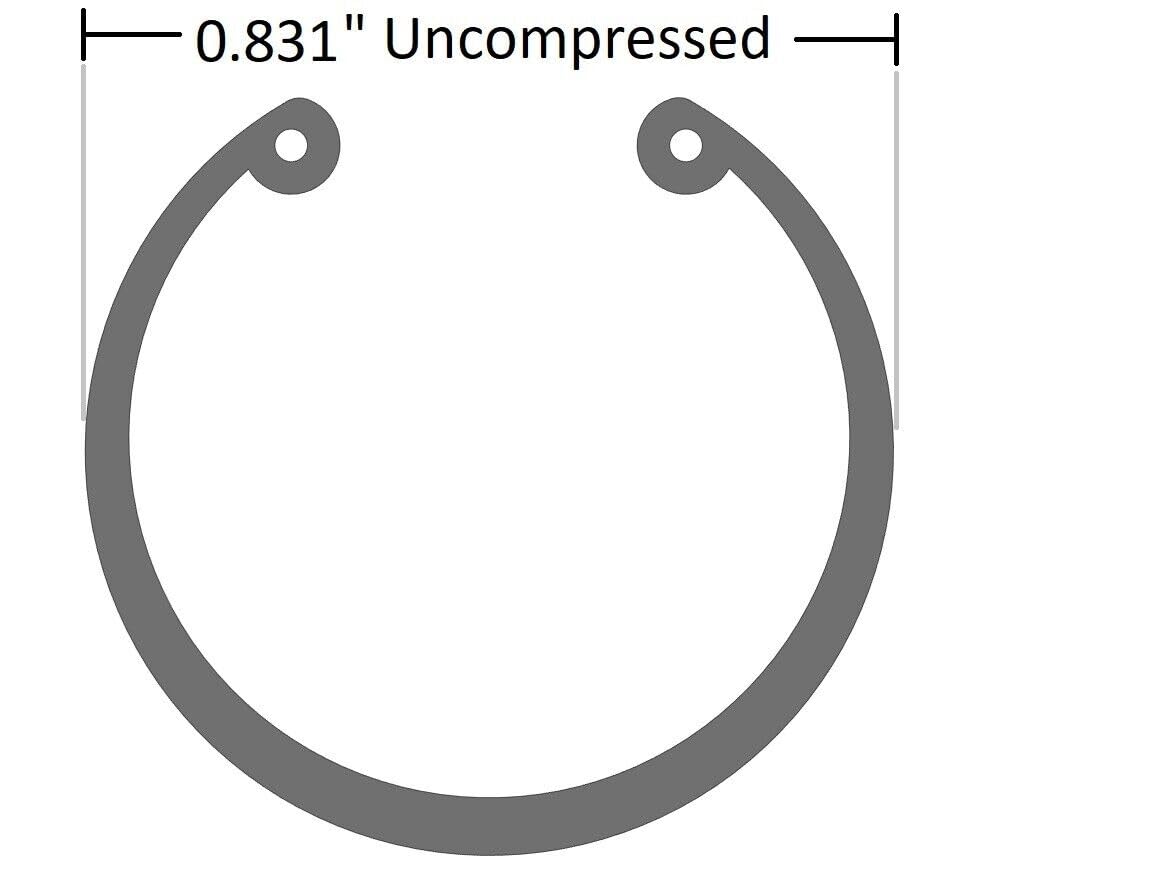SR 300-075 - 3/4'' Internal Snap Ring - Tru-Arc Type .831'' Uncompressed (4 Pack)