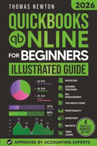 QuickBooks Online for Beginners: The Most Up-to-Date Guide to Mastering Your Finances with the Latest Features, How to Track Expenses, Automate Invoices & Stay Tax-Ready!
