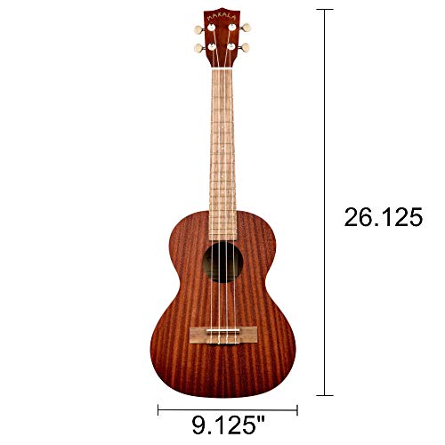 Kala Makala Tenor Mahogany Ukulele Satin Finish MK-T Bundle with a Kala Tuner and Lumintrail Polishing Cloth - Les Beatles, Paul McCartney, John Lennon, RIngo Starr, George Harrison Kala Makala Tenor Mahogany Ukulele Satin Finish MK-T Bundle with a Kala Tuner and Lumintrail Polishing Cloth – Image 3