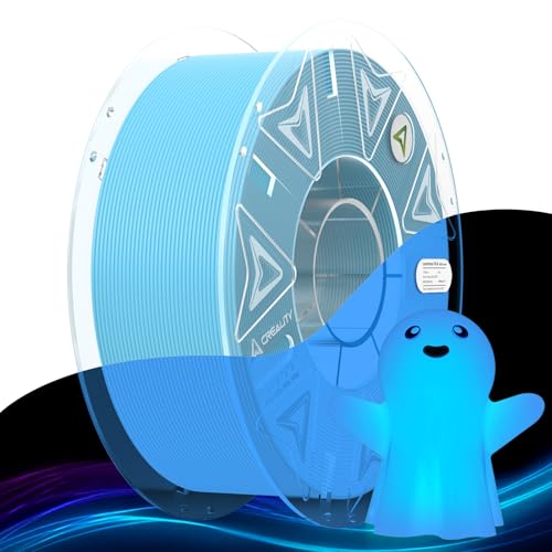 Official Creality Hyper PLA 3D Printer Filament, Glow in The Dark Filament, Luminous PLA 1.75mm, Best with UV Lamps, RFID Filament Fit Most FDM 3D Printers, 1KG Spool (2.2 lbs)