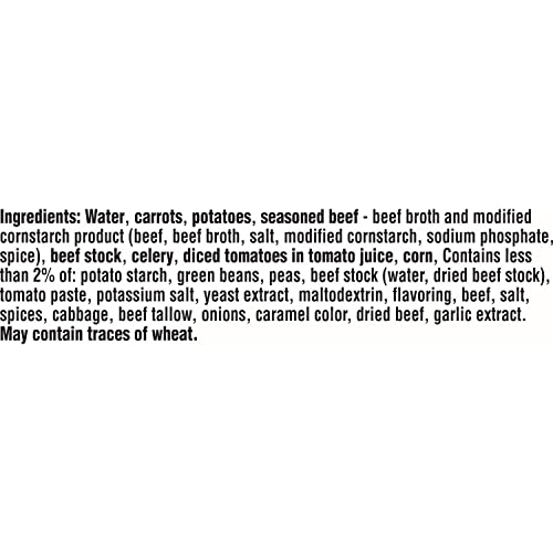 Campbell’s Chunky Healthy Request Soup, Old Fashioned Vegetable Beef Soup, 18.8 Oz Can #TOP4