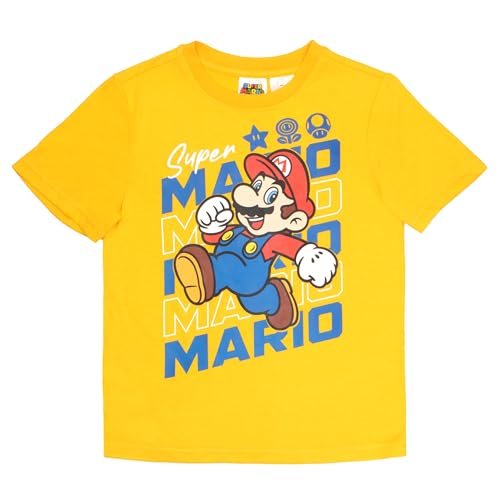 Image of Nintendo Super Mario Bros Boys 3-Piece Pants Set - Short Sleeve T-Shirt, Shorts, and Jogger Pants 3-Pack Bundle Set