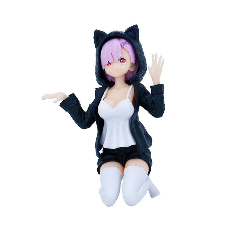 Gooyeh REM/RAM/Echidna Figura Anime Figuras Chica Anime Hermosa Chica Anime Estatua Modelos de colección Figura sobremesa Adorno cumpleaños 10-30cm