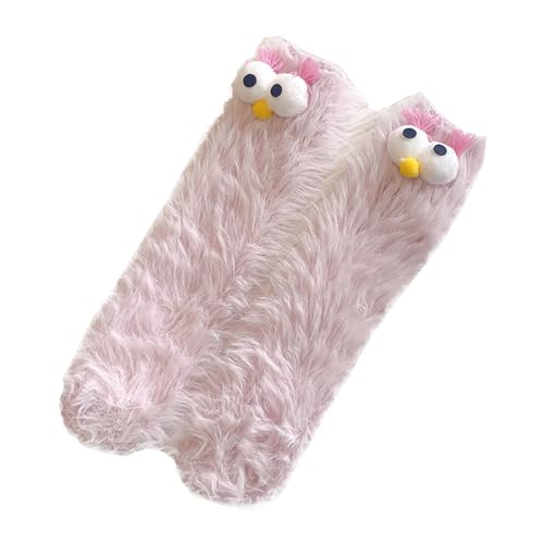 Image of TFTSR Crazy Funny Fuzzy Silly Socks for Kids Women,Girls Fluffy Slipper Novelty Fun Socks,Boy Men Cute Cozy Soft Animal Socks
