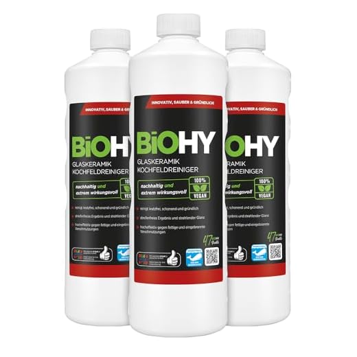 BiOHY Glass Ceramic Hob Cleaner 3 Pack