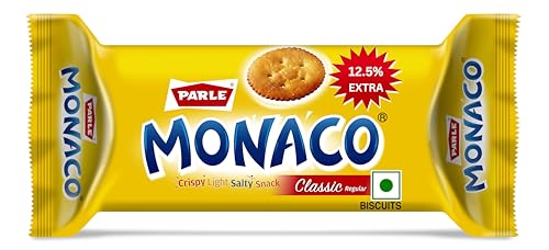 Image of Parle Monaco Classic Biscuit, 46.4g+5.8g EXTRA = 52.2G