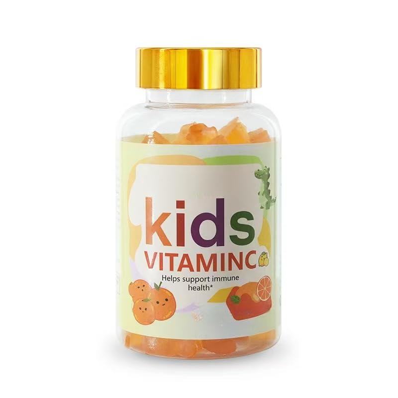 Gummies vitamine C enfants véganes sans gluten à l'orange douce