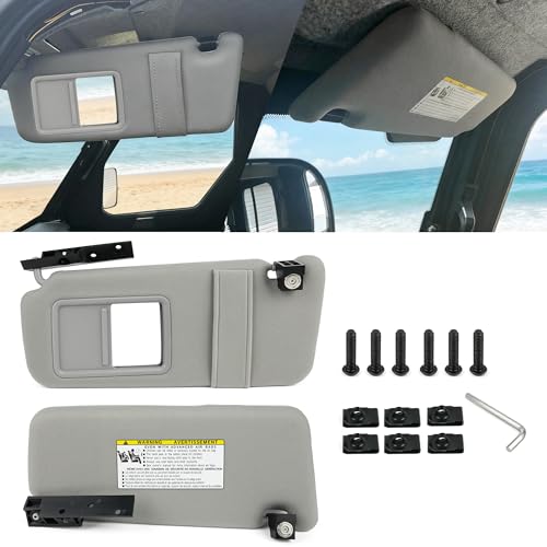 Sun Visors Window Sun Shades Upper Front Windshield Mount Compatible with Polaris Ranger XP 1000 EPS Northstar 2019-2025 Driver Passenger Side