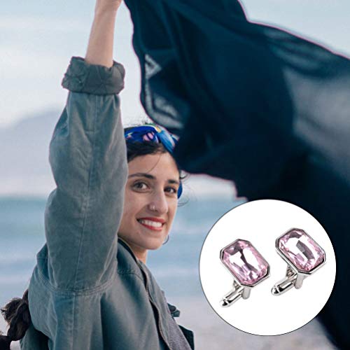 Set de Mancuernillas Doradas para Hombre con Diamante Creativo miniatura 6
