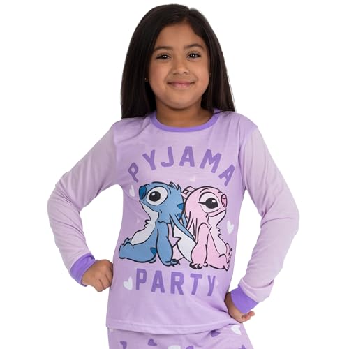 Disney Family Matching Pajamas | Mommy Daughter Pajamas | Stitch And Angel Matching PJs | Girls Stitch Pajama Set3