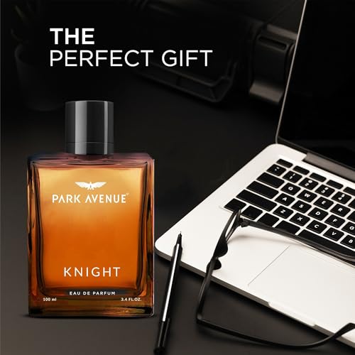 Image of Park Avenue Luxury Perfume Gift Set for Men | 2 x 100ml | Knight | Long Lasting EDP | Bergamot | Black Pepper | Sweet Orange | Geranium | Premium Fragrance