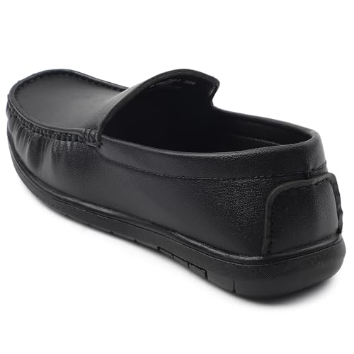 Image of Liberty Fortune CLASSIK-1E Loafer Shoes for Men - Brown, Black, Non-Lacing Casual Formal Slip-On Loafers Stylish Shoes Ideal for Office, Party, Wedding, Kurta - Comfortable Lightweight