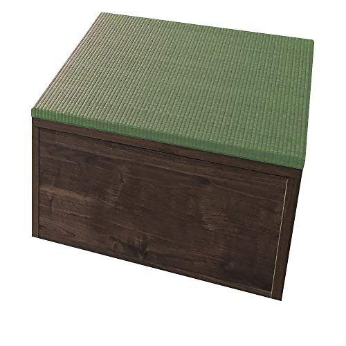 アルファタカバ 畳ユニット 収納 ボックス(高さ30cmロータイプ)60cm×60cm グリーン