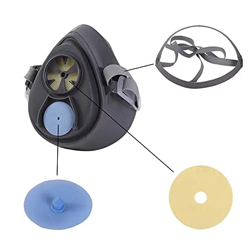 Ailivesun 6889/07143 Inhalation Valve Replacement Part Personal Safety Division 6000 Series Half And Full Facepiece Accessories - 6889(Pack Of 8) #TOP2