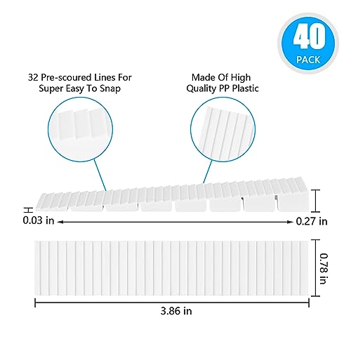 Composite Shims For Indoor/Outdoor Use, 16 Pack Heavy Duty Never Rot Plastic