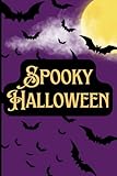 Photo Gallery spooky halloween journal: bats, moon, and purple night: lined notebook for haunted notes, creepy ideas, and scary fun Photo Gallery spooky halloween journal: bats, moon, and purple night: lined notebook for haunted notes, creepy ideas, and scary fun