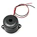 RLECS 2pcs Active Electronic Buzzer Alarm Sounder Continuous 90dB Beep Speaker W/Wires DC 24V Piezoelectric Piezo Electronic for Arduino