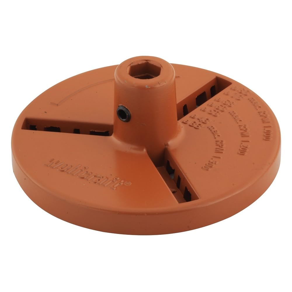 wolfcraft Receptacle Plate, Ø 90 mm I 3472000 I Accessory for Tungsten Carbide Coated annular bit Inserts