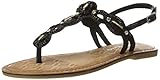  Tamaris Damen 28156 Zehentrenner, Schwarz (Black), 38 EU