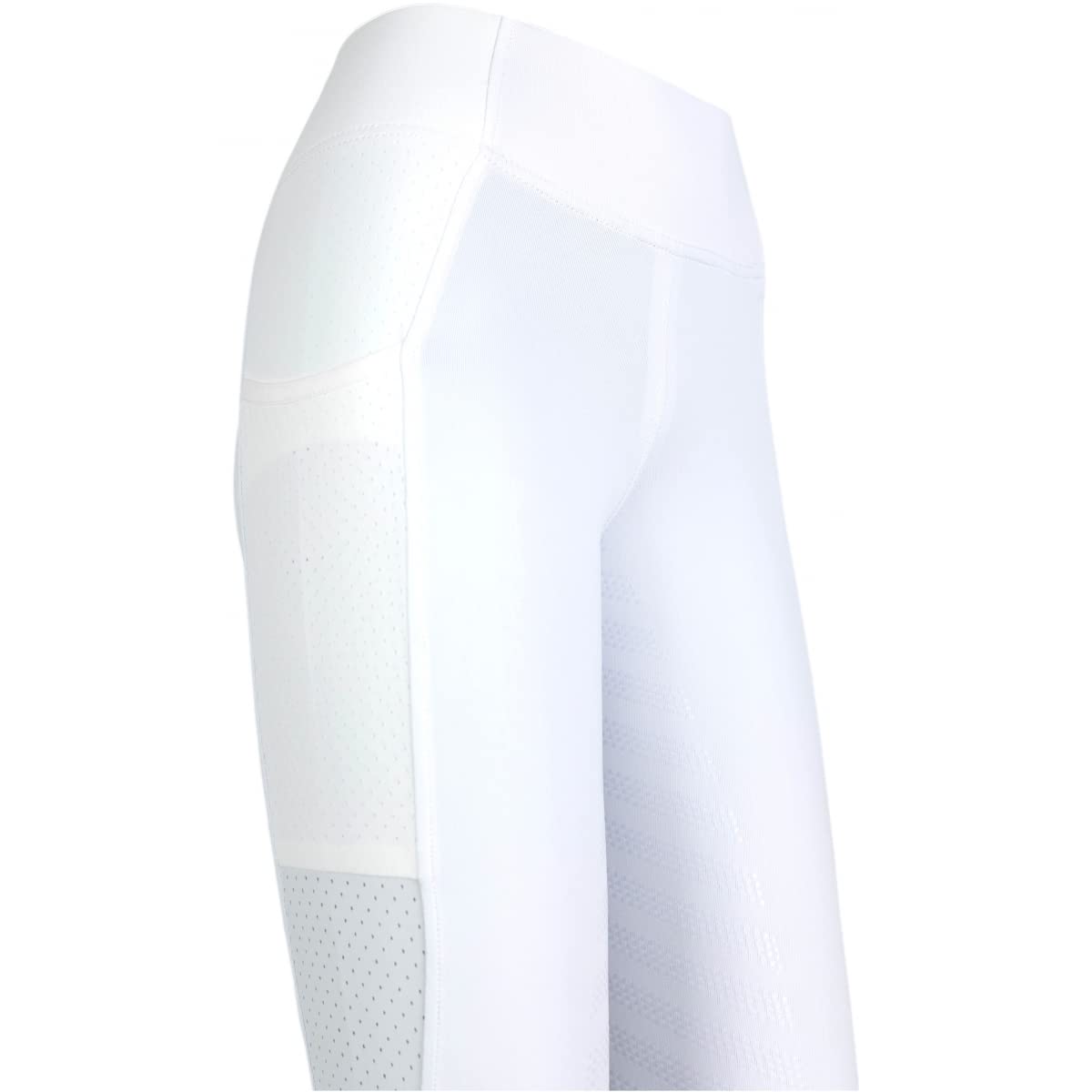 Lazura - Damen und Kinder Sommer Reitleggings Lea | Vollbesatz aus Silikon | Reithose mit seitlichen Handytaschen | atmungsaktiv durch seitliche Mesh-Einsätze | Reitbekleidung