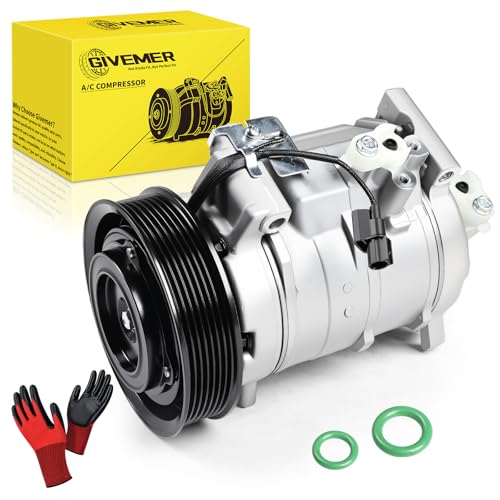 GIVEMER CO 11224C Air Conditioning AC Compressor with Clutch Compatible with Honda Accord 2.4L 2008-2012 Crosstour 2.4L 2012-2015 Replaces 38810-R40A01 CO 11224C 158333 157333