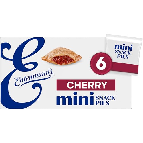 Entenmann’s Minis Cherry Snack Pies, Box of Cherry Pies, 12 oz, 6 Count
