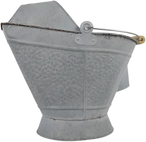 Miniatura 13 de Coal Hod Bucket - Negro - Atractivo decorativo - para cenizas de chimenea y estufa de pellets - Fácil llenado de tolva - Mango - Ligero