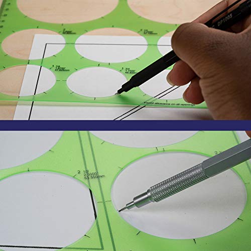Image of Pacific Arc Template: Large Circle Master, 11 Circles, 1.5 inch to 3.5 inch 8.5 inch x 11 inch