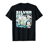 Sonic The Hedgehog Silver Multi Pose Poster T-Shirt