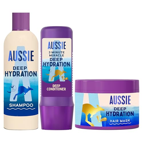 Aussie Hidratación Profunda Champú 300ml + Mascarilla 500ml + 3...