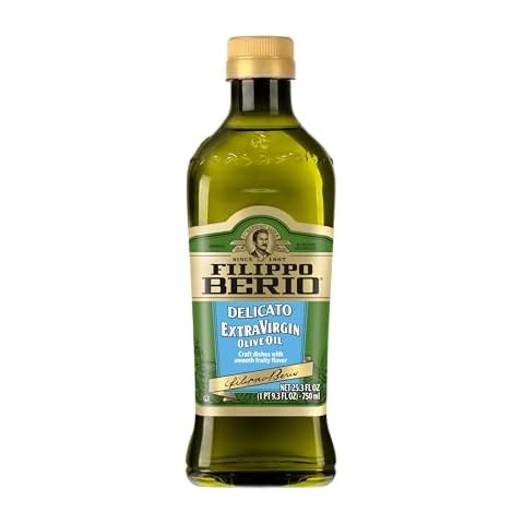 Filippo Berio Extra Virgin Olive Oil, Delicato, 25.3 Ounce rPET Bottle Cover