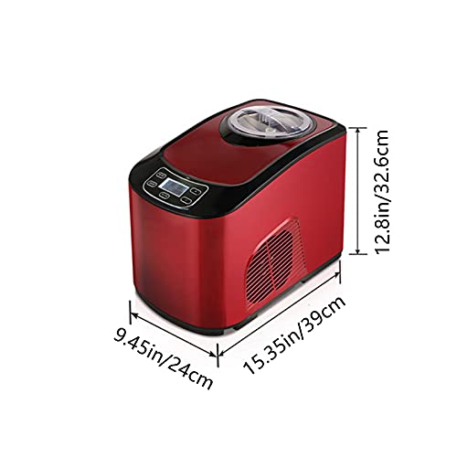 BAHAOMI Softeismaschine,Eismaschine Home 1,5 L Weich- / Hart-Eismaschine,Keine Vorkühlung Erforderlich,LCD-Bildschirm… – Bild 6