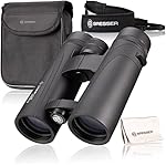 Bresser Binoculares impermeables Corvette 10x42 co...: Los prismáticos prismáticos de techo llenos de nitrógeno son impermeables y tienen un mecanismo preciso. La óptica de alta calidad produce una excelente reproducción de imágenes El aumento de 10x es ideal para los observadores de la naturaleza y los ...