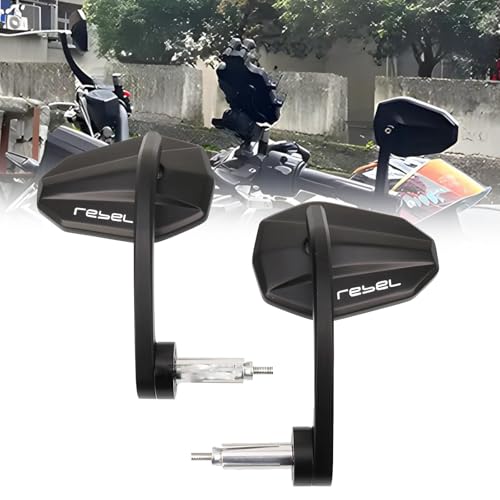 Espejos retrovisores universales de motocicleta para manillar Rebel 300 CMX