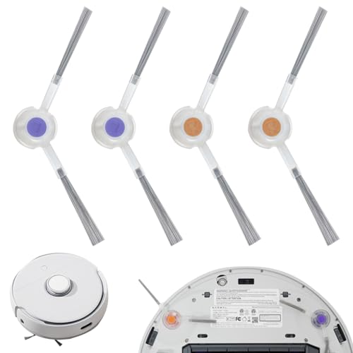 Image of HASTHIP 4Pcs Side Brushes for Narwal Freo X Ultra /Freo X Plus, Replenishment Kit, Replacement Parts Replacement Side Brushes Universal Spare Side Brushes Replacement Accessories