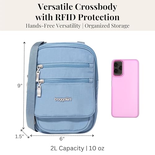 Image of Baggallini Journey Crossbody Bags for Women 9x6 Small Lightweight Travel Handbag W /RFID