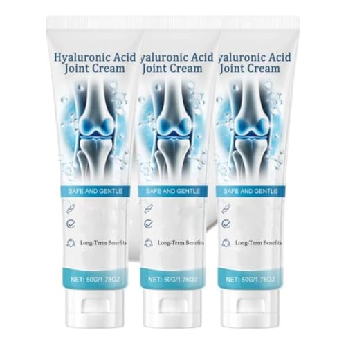 3PCS Hyaluronic Acid Joint Cream - Knee Cream - Deep Penetrating Freeze Gel Non-Greasy Fast Absorption for Muscle/Back/Knee/Joint Care