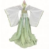 Maidscp 1/3 BJD Hanfu Traditional Ancient Chinese Costume, Fit 24-Inch SD DD Ball Jointed Dolls, Handmade Oriental Style Collector Dress Outfit, Doll Not Included