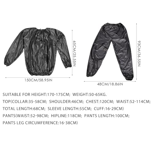 Ropa deportiva térmica FUOYLOO para acelerar sudoración con efecto quema grasa 3