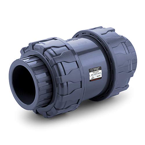 HYDROSEAL Sharkfellow 2’’ PVC True Union Ball Check Valve with
