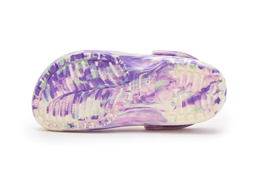 Image of Crocs Unisex-Child Classic Watercolor Marbled Clog