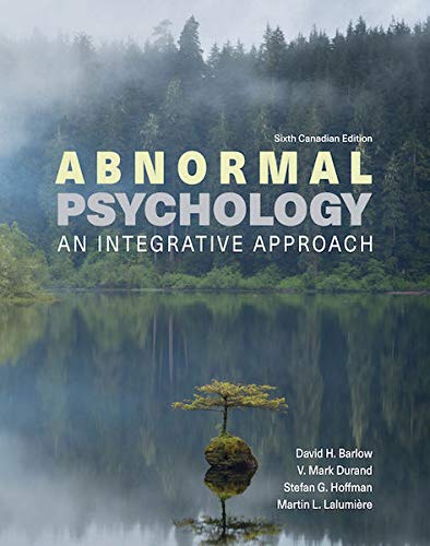 Abnormal Psychology: An Integrative Approach 017687321X Book Cover