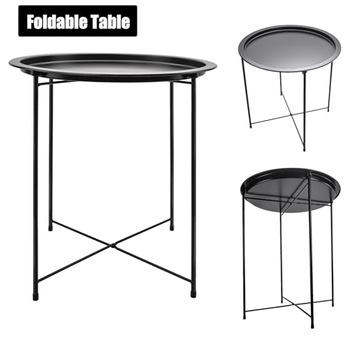 Table d'appoint ronde imperméable pour résoudre le manque d'espace