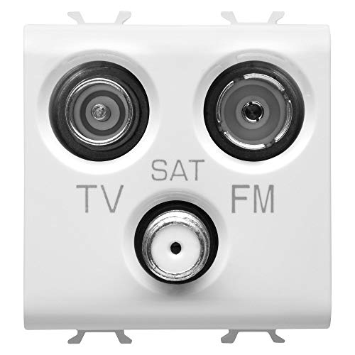 Gewiss Gw10382 afin de pouvoir blanc interrupteur universel pour installation electrique
