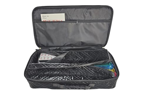 American Mah Jongg Set con bolso de cuero PU miniatura 5