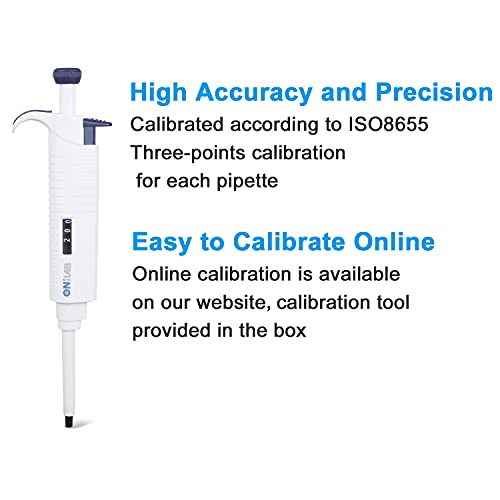 Micropipette de laboratoire ONiLAB pipette à volume réglable 0,1-2,5 ul autoclavable - 5