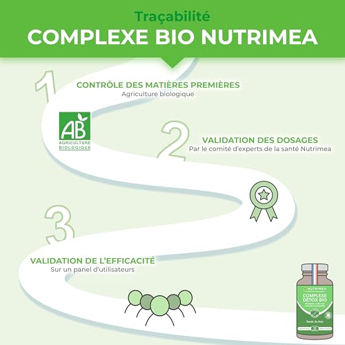 DETOX COLON & FOIE - Complexe Detox BIO - Minceur & Perte de Poids - Elimination des Toxines - Artichaut, Radis Noir, Curcuma & Pissenlit - 90 Gélules Vegan - Nutrimea - Fabriqué en France – Image 6
