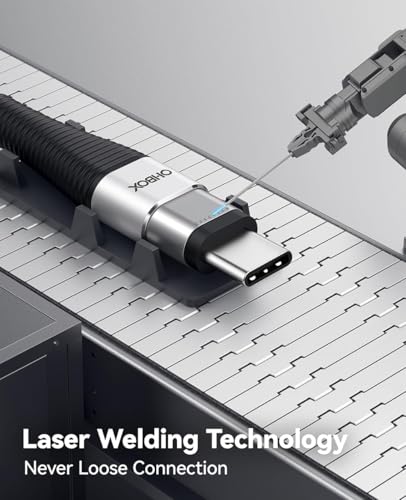 Image of USB C to USB C Cable 6FT 2Pack, 100W Type C Charger Fast Charging Cord Braided, USBC Cable for iPhone 17 Pro Max 16 15 Series, iPad, Samsung Galaxy, Google Pixel, Moto, TCL, LG Phones