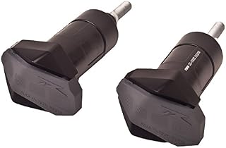 Puig 6563N Motorschutz R19 mit Nylonpads und kompaktem Design für umfassenden Schutz von Rahmen und Motor, Schwarz